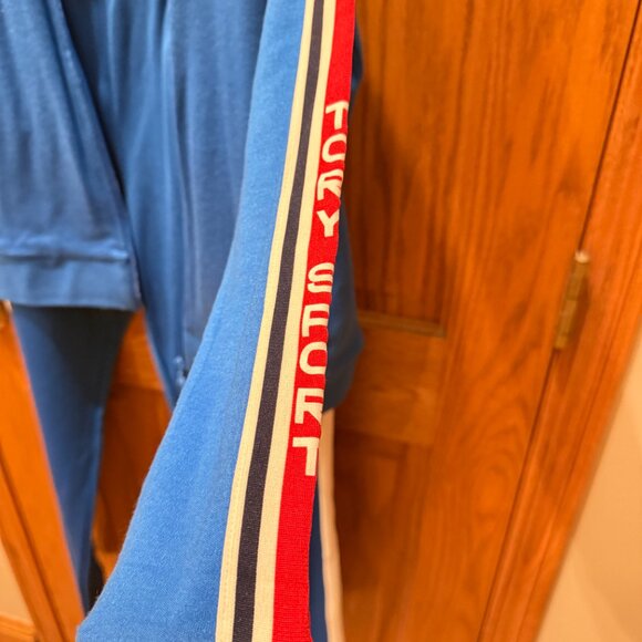 Tory Burch Sport Side Stripe Track Jacket XL - Picture 5 of 8